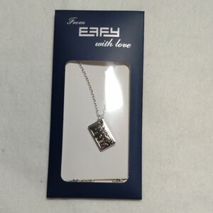 EFFY Silver Necklace with Shopping At Sea Pendant BRAND NEW